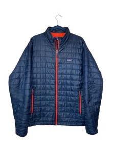 Patagonia Men's Nano Puff Packable Quilted Insulated Jacket Blue L FLAW - Picture 1 of 7