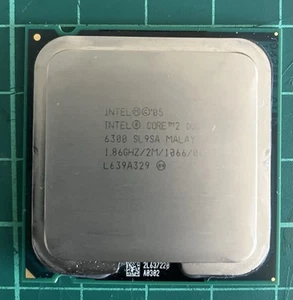 Intel Core 2 Duo 1.86Ghz Socket 775 Desktop CPU Processor SL9SA E6300 HH80557PH0 - Picture 1 of 2