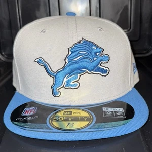 New Era Cap NFL on Field Detroit Lions Grey Size 7 5/8 - Picture 1 of 4