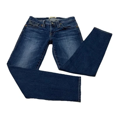 Pantalones de mezclilla Big Star para mujer talla 26 tiro bajo Reny ajustados elásticos azules Foto 1 de 4