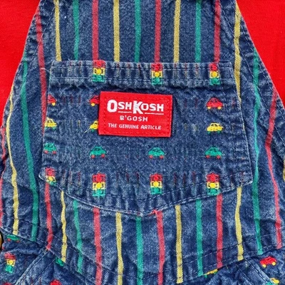 Conjunto Mono Oshkosh Vintage Bebé Niño 2 Piezas Talla 12-18 Meses Foto 1 de 4