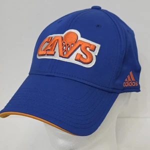 Cappello Vintage Cleveland Cavaliers Cavs Blu Adidas NBA LeBron James Firma #23 - Foto 1 di 8