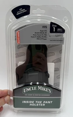 Uncle Mikes IWB holster SIZE 1 RH -LC9 TAURUS  WALTER #89011  - Image 1 of 4