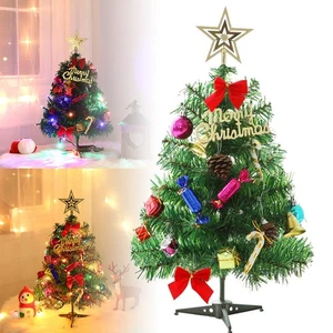 Mini Weihnachtsbaum 60cm mit LED Beleuchtung klein Künstlicher Tannenbaum Garten - Bild 1 von 12