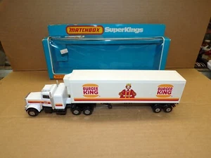 VINTAGE MATCHBOX SUPER KINGS #K-31 PETERBILT REFRIGERATION TRUCK ~ BURGER KING - Bild 1 von 4
