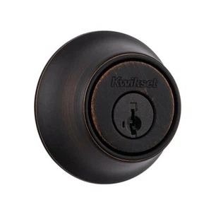 LOT OF 2 Kwikset 660 Venetian Bronze Single Cylinder Deadbolt - Picture 1 of 1