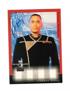 BABYLON 5 SEASON 4 RICHARD BIGGS #A1 AUTOGRAPH 1960-2004 SP VARIATION 1998 - Picture 1 of 2