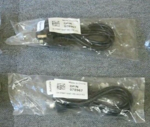 Job Lot 2 x New Sealed Dell 078967 Australia 6FT 2M Power Cord Cable 250V - Picture 1 of 3