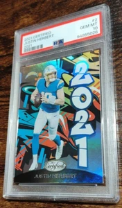 2021 Certified Justin Herbert Graffiti PSA 10! Low POP! 2nd Year GEM - Picture 1 of 3