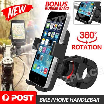 360° Rotation Mobile Phone Holder Handlebar Mount for Motorcycle Bicycle Bike - image 1 of 4