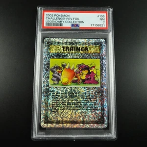 PSA 7 Challenge! 106/110 Trainer Legendary Collection Reverse Holo Pokemon Card - Picture 1 of 3