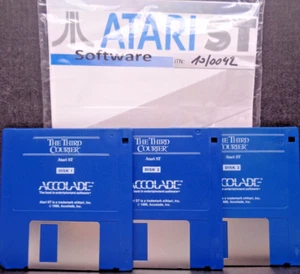 ATARI ST -- THE THIRD COURIER (ACCOLADE) #100042 - Picture 1 of 2