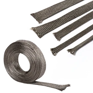 Spark Plug Wire Heat Shield Hose Fiberglass Wrap Heat Sleeve 1-3/16'' x 9ft - Picture 1 of 12