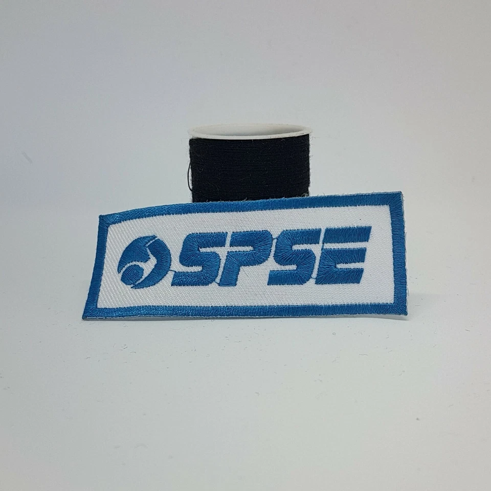 SPSE Société du Pipeline Sud-Europeen Jacket Vest Patch Crest 3.25  X1.25 Inches - Image 1 of 1