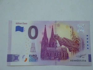 0 EURO SCHEIN "KÖLNER DOM " 2025-10, Wasserspeier - Bild 1 von 2