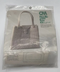 Columbia-Minerva Needle-Point Tote Kit #8251 Aran Motif Tote - Picture 1 of 7