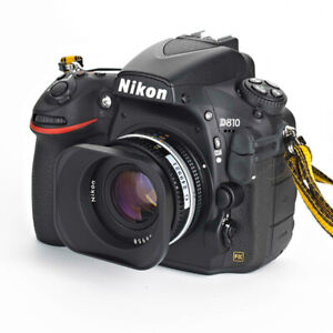 Universal Square Metal 52mm Lens Hood for Canon Nikon Pentax Sony Nikkor Lens