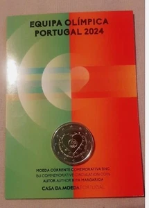 PORTUGAL 2 Euros 2024 Juegos Olimpicos * BU * en Coincard - Imagen 1 de 1