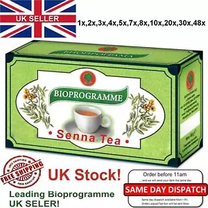 SENNA TEA 100% Natural/ Laxative / Colon Cleansing / Detox Bioprograme UK STOCK - Picture 1 of 13
