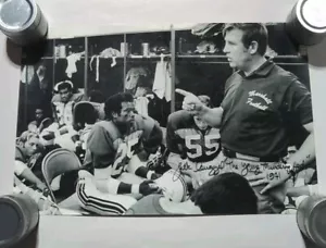 JACK LENGYEL MARSHALL THUNDERING HERD FOOTBALL COACH SIGNED 16" x 10" PHOTO - Picture 1 of 3