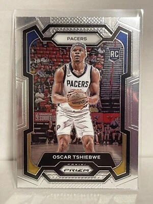 2023-24 Panini Prizm Oscar Tshiebwe Base RC Card #292 - Indiana Pacers - Image 1 of 2