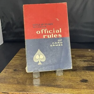 Vintage 1957 Official Rules of Card Games Hoyle Up To Date 50th Edition - Imagen 1 de 4
