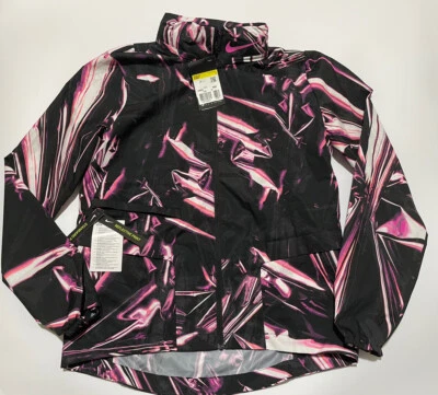NIKE SHIELD GHOST FLASH WEATHER RESISTANT REFLECTIVE RUNNING JACKET S BV4387 601 - Image 1 of 4