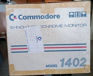 COMMODORE MONITOR MODEL 1402 MONOCROMATICO PERSONAL COMPUTER PC - Imagen 1 de 10