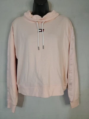 Винтажная спортивная женская толстовка Tommy Hilfiger размер Small укороченный воротник-капот  - Изображение 1 из 4