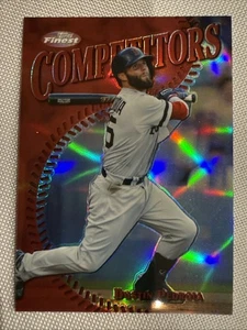 Dustin Pedroia🔥2014 Topps Finest Competitors Red Refractor #FC-DP 7/10 Red Sox - Imagen 1 de 3