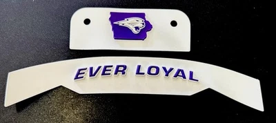 Juego de parachoques 3D - Northern Iowa F7 para un casco de fútbol americano de tamaño completo Foto 1 de 2