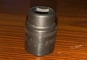 Mac Tools 1/2" Drive 21MM 6PT Metric Shallow Impact Socket USA VP621MMR - Bild 1 von 5