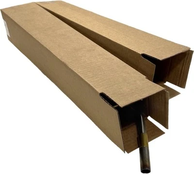 25 4x4x24 Cardboard Paper Boxes Mailing Packing Shipping Box Corrugated Carton - Image 1 of 4