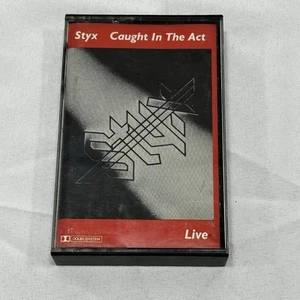 Styx 1984 Caught In The Act LIVE Cassette Tape CrO2 Chrome AM Records RCA - Picture 1 of 5