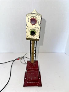 LIONEL PREWAR STANDARD/O-GAUGE #78 TRAFFIC BLOCK TRAIN SIGNAL-WORKS - Picture 1 of 10