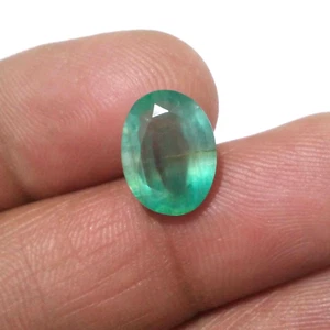 Amazing Colombian Emerald Faceted Oval Shape 3.80 Crt Emerald Loose Gemstone - Picture 1 of 9