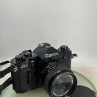 BEAUTIFUL Canon A-1 35mm SLR Camera Body+ FD 28mm f/2.8 Olympic FULLY WORKING372