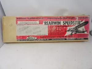 Vintage JETCO "Rearwin Speedster" Free Flight. U/C or R/C Balsa Model Kit US - Picture 1 of 3