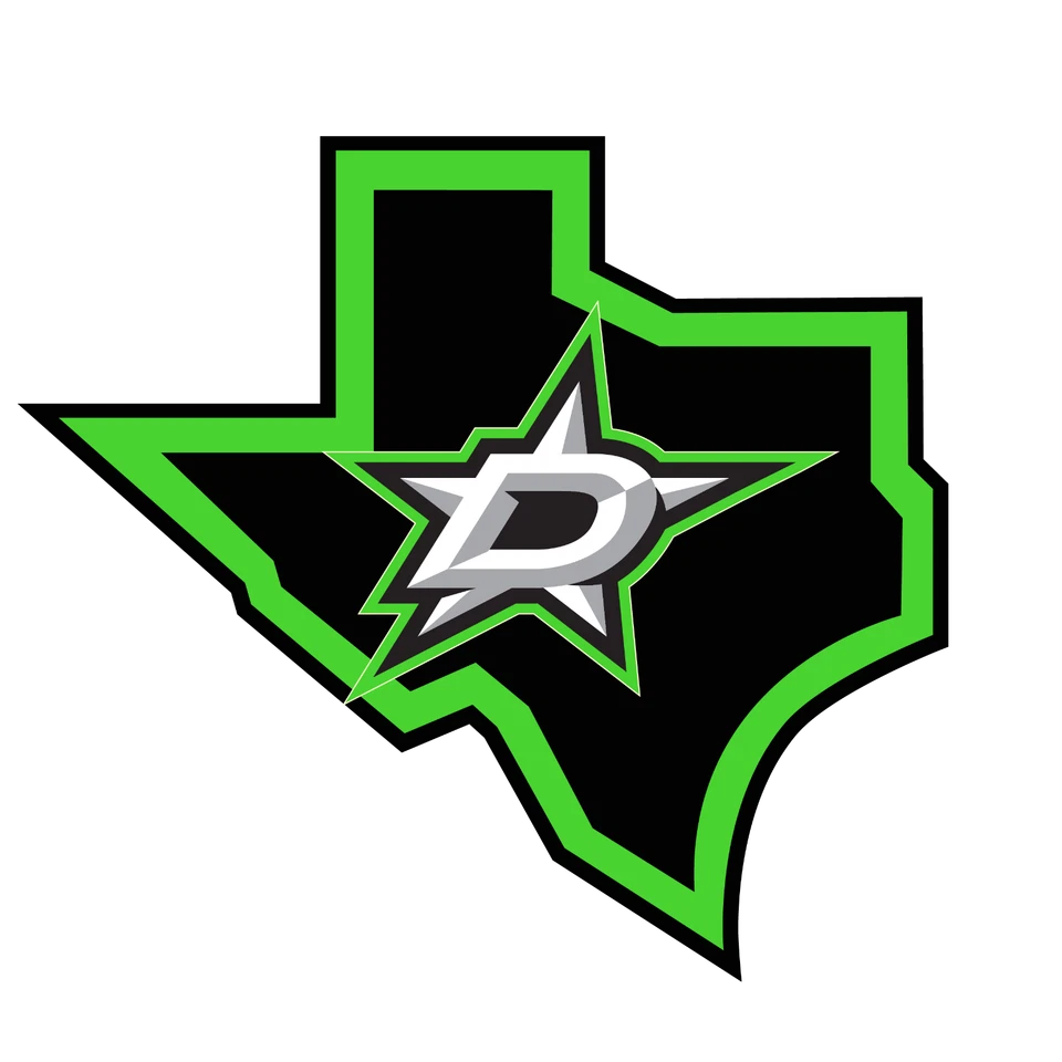 Dallas Stars Decal D1~ Vinyl Car Sticker - Wall, Cornholes Graphics - Image 1 of 1