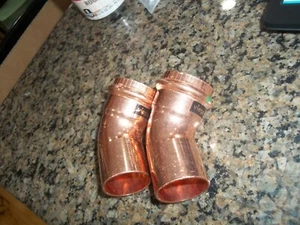 virga 1" 45% street copper compression by sweat - Picture 1 of 1