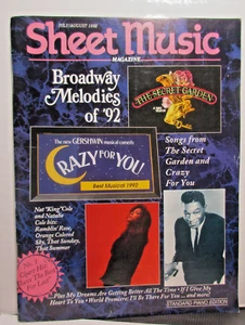 Revista de partituras julio/agosto 1992 Broadway Melodías del '92 para piano estándar - Imagen 1 de 5