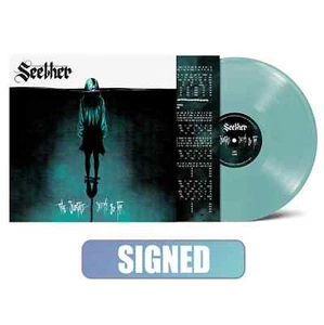 🎸 Seether – The Surface Seems So Far SIGNED Light Blue Vinyl - Foto 1 di 2