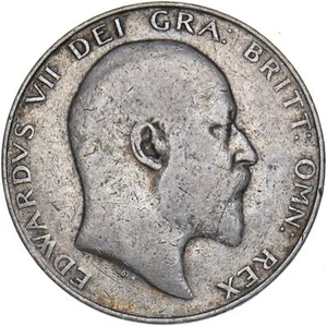 1908 Halfcrown - Edward VII British Silver Coin - Picture 1 of 2