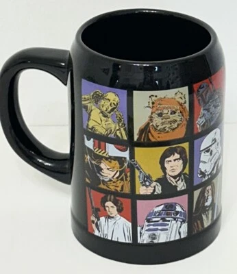 Cerámica Star Wars 22 0z. Taza Tankard Princesa Leia Hans Solo Masticable Yoda Trooper Foto 1 de 4