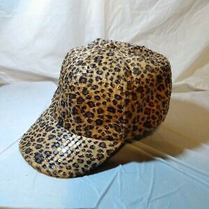 Cheetah Sequence  Baseball Cap. Size is  8 x 8 inches
