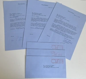 1986 Massachusetts First Lady Kitty Dukakis, 3 Signed Letters w/ Envelopes - Picture 1 of 4