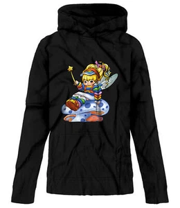 BSW Youth RAINBOW BRIGHT VINTAGE 80s 90s CARTOON Hoodie - Picture 1 of 7