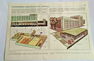 Soviet Poster STALKER 2 METRO Chernobyl Radiation ORIGINAL  Nuclear USSR №16 - Picture 1 of 3