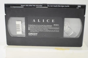 Alice VHS Movie 1990 - Imagen 1 de 1