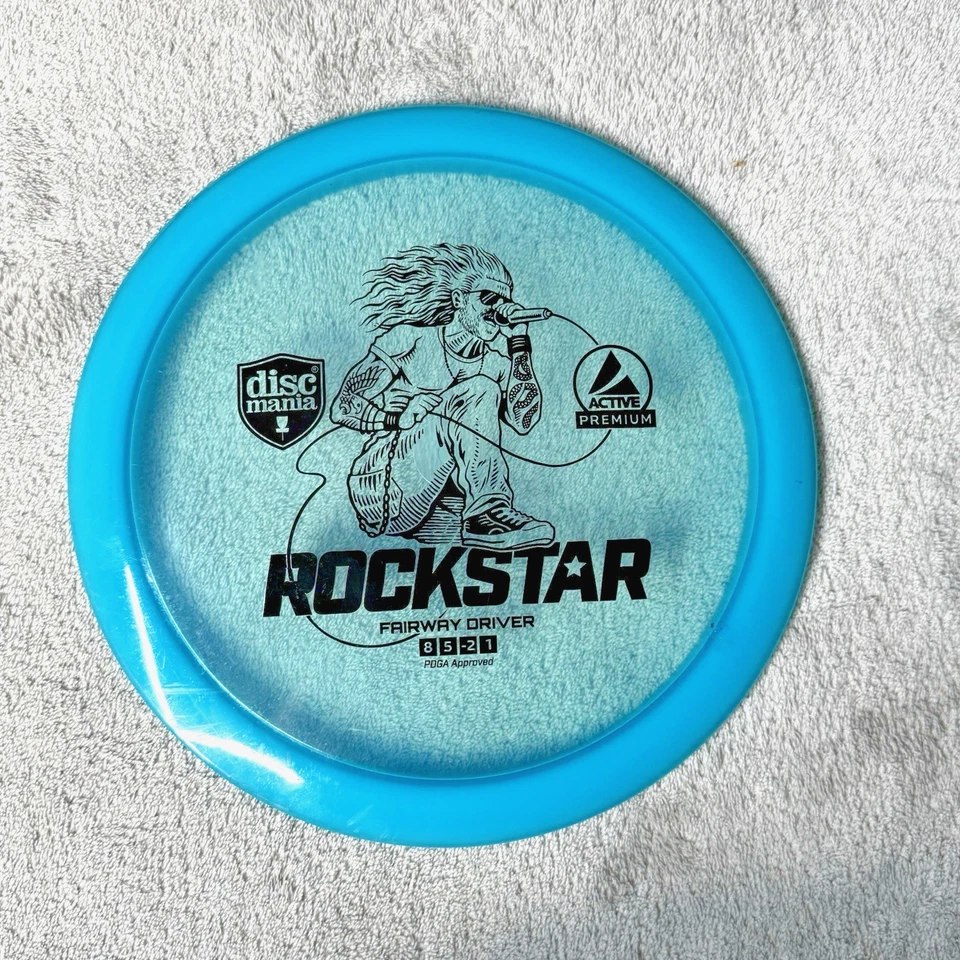 Discmania ROCKSTAR Fairway Driver DISC GOLF ACTIVE Premium Plastic 170g BLUE - Image 1 of 4